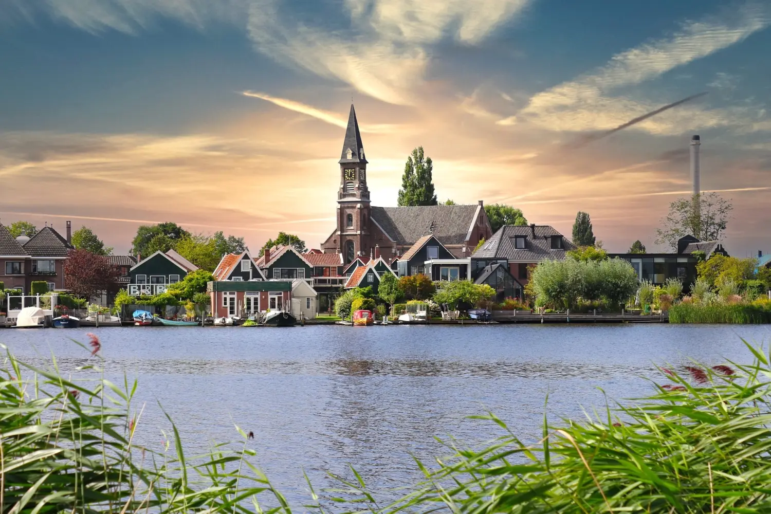 Le village de Volendam au Pays-Bas