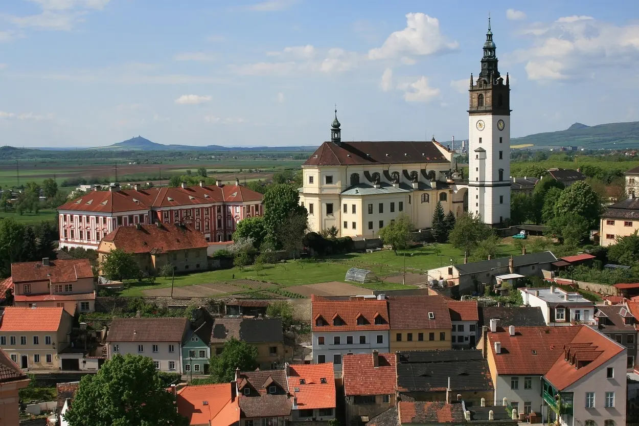 Vue sur la ville de Litomerice en Tchéquie