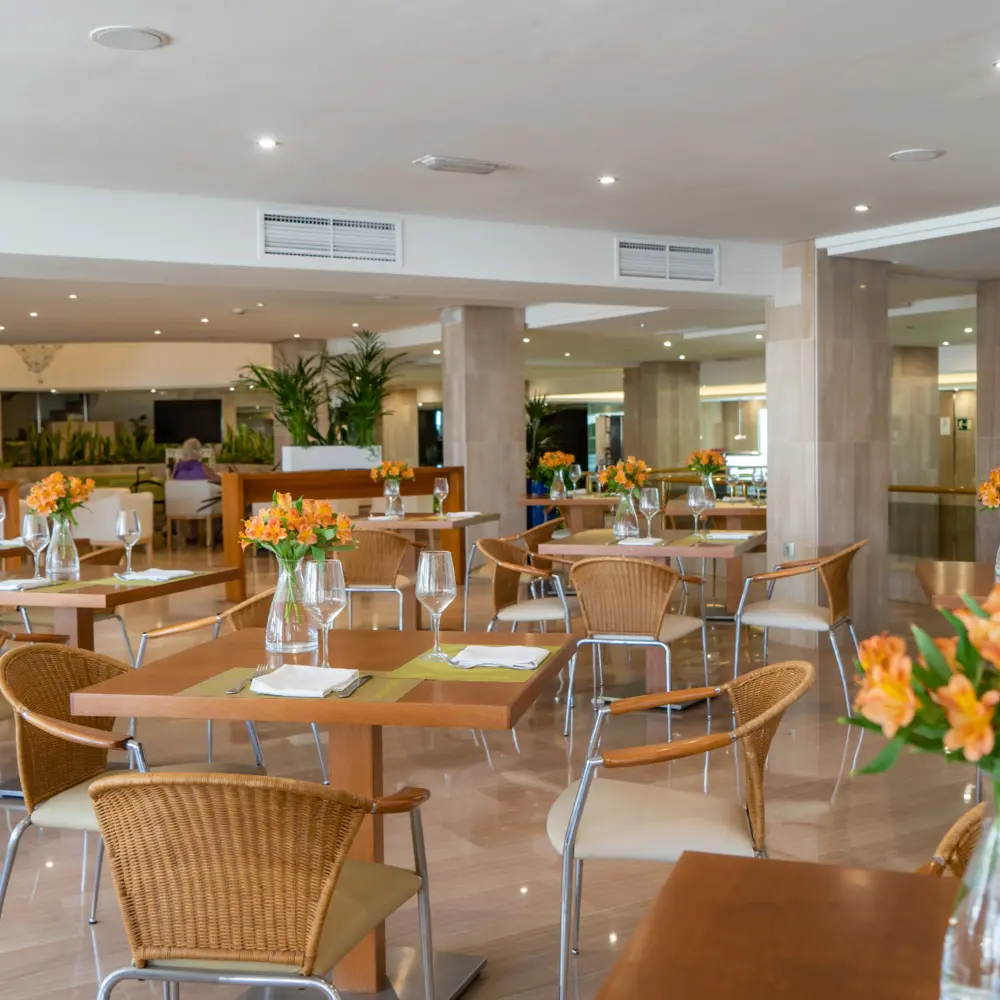 Un restaurant d'un hôtel de la Costa del Sol à Torremolinos