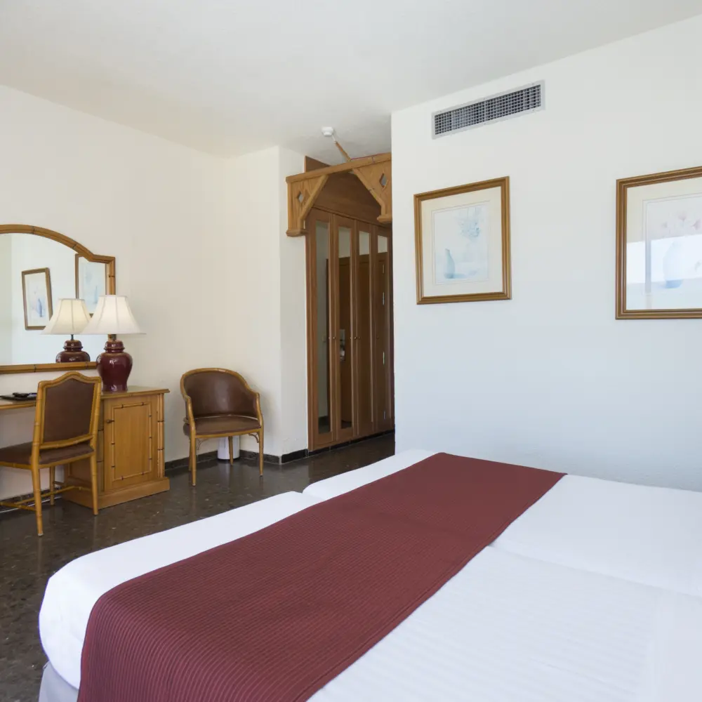 Une chambre standard d'un hôtel de la Costa del Sol