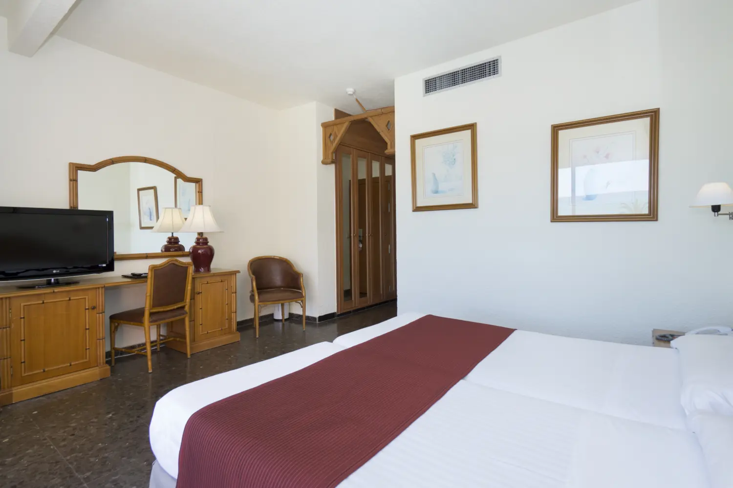 Une chambre standard d'un hôtel de la Costa del Sol