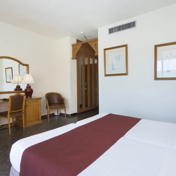 Une chambre standard d'un hôtel de la Costa del Sol