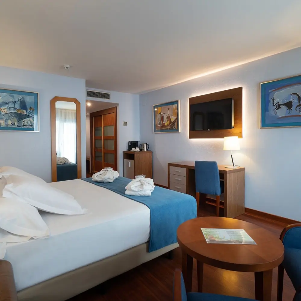 Chambre standard de l'hôtel MS Maestranza Malaga Centro en Andalousie, Espagne