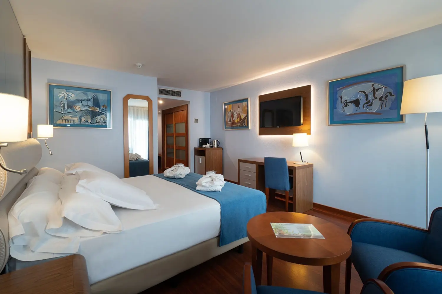 Chambre standard de l'hôtel MS Maestranza Malaga Centro en Andalousie, Espagne