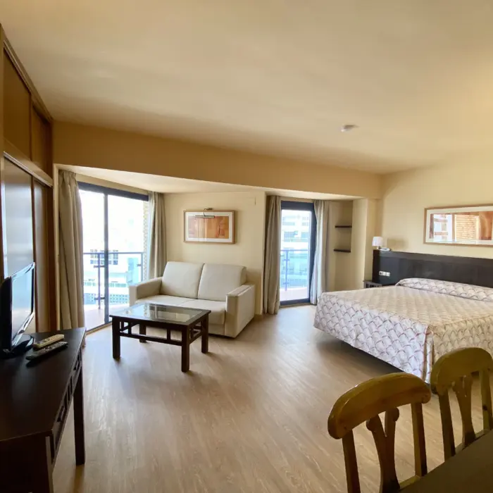 Studio occupation double dans un hôtel de la Costa del Sol